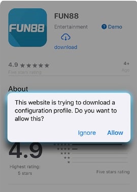 Fun88iOS-link_tutorial_1