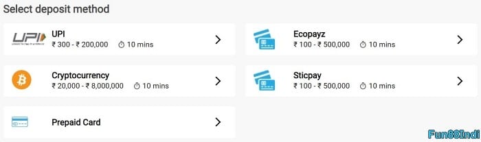 Fun88-review-deposit-methods
